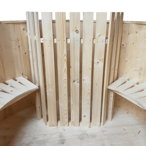 Ciubar cu apa fierbinte HotTub – Spa rustic, Ø =2,25 m, 4-10 pers - imagine 4